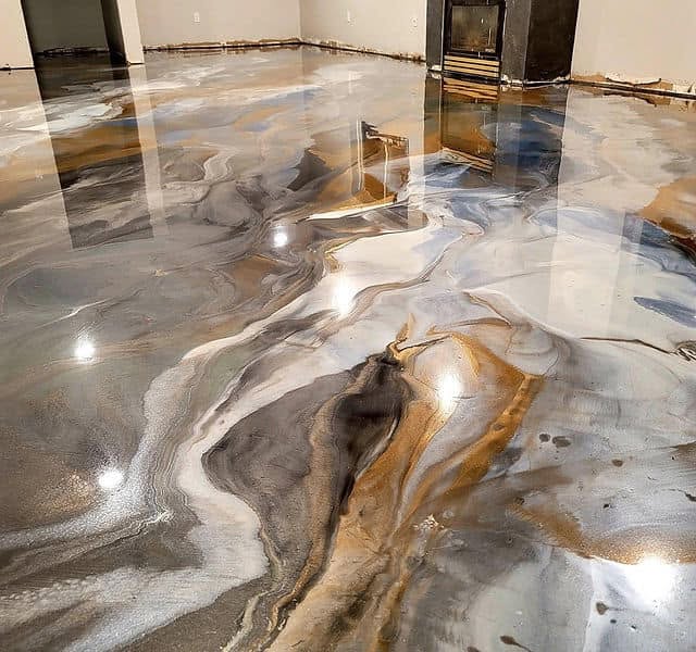 A complete epoxy garage coating