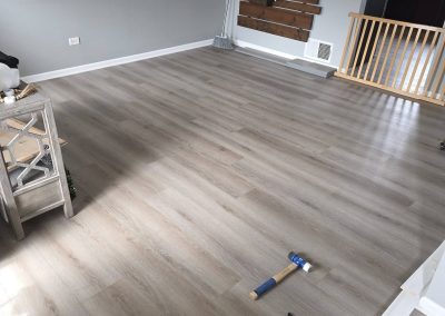 New hardwood flooring