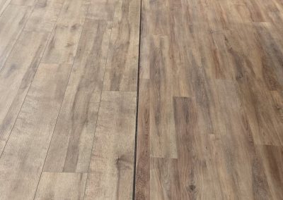A hardwood flooring project