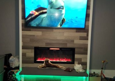 Finding Nemo playing on a TV